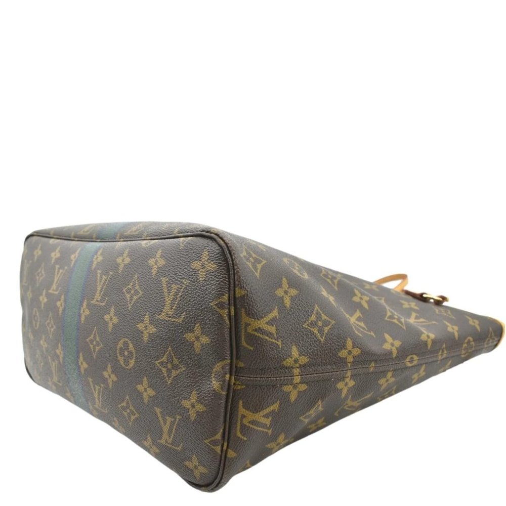 LOUIS VUITTON Neverfull My LV Heritage Monogram Canvas Tote Bag Brown - Picture 8 of 12